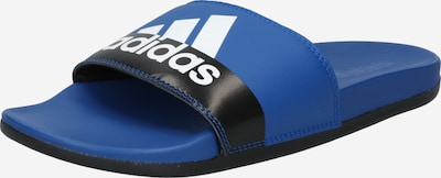 ADIDAS PERFORMANCE Чехли за плаж/баня 'ADILETTE' в синьо / черно / бяло, Преглед на продукта