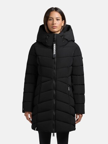 khujo Winter Coat 'Dier' in Black: front