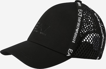 EA7 Emporio Armani - Gorra en negro: frente