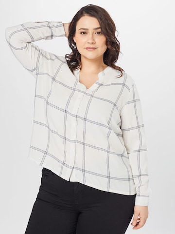 Camicia da donna 'Ida' di ABOUT YOU Curvy in bianco: frontale