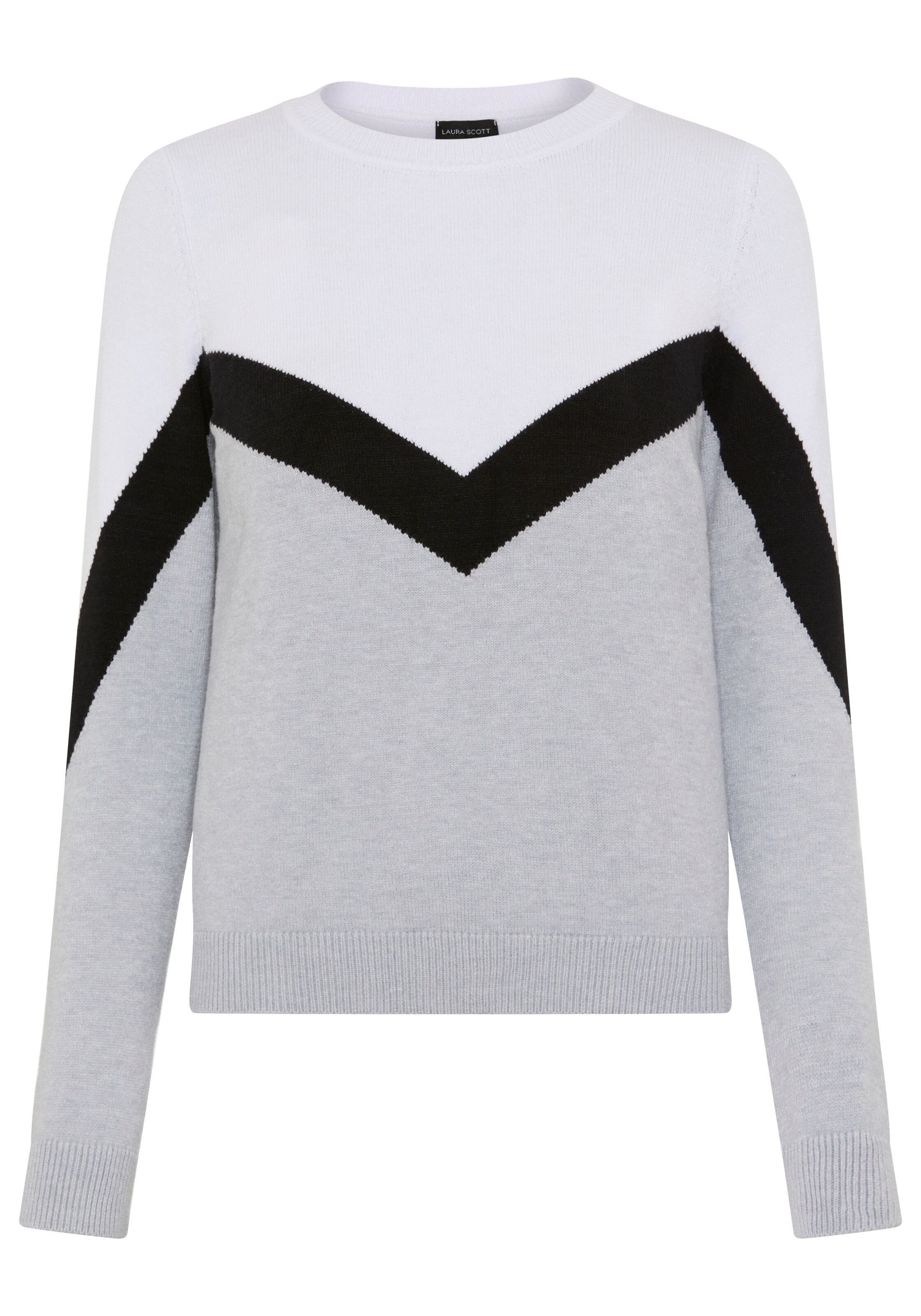 LAURA SCOTT Sweater in Black: front