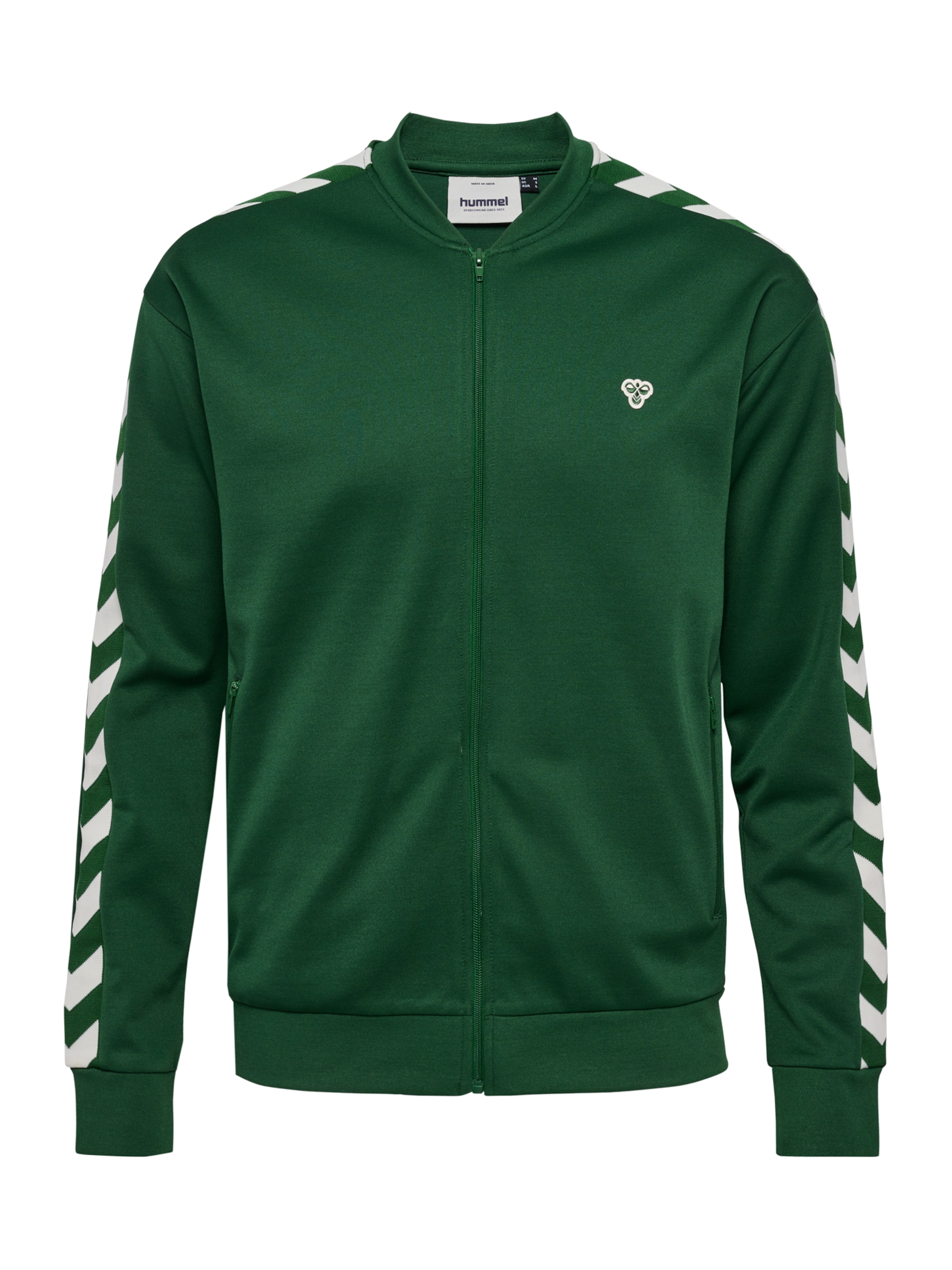 Hummel Sweat jacket 'Archive' in Green: front