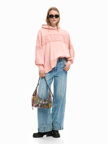 Desigual Свитшот в Ярко-розовый