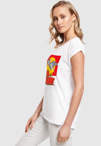 ABSOLUTE CULT Shirt 'Tom And Jerry - Chase Scene' in Wit