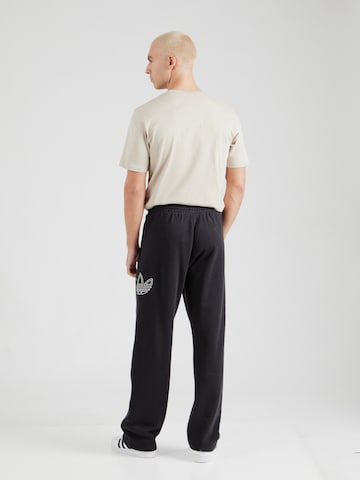 ADIDAS ORIGINALS - Loosefit Calças 'Outline' em preto