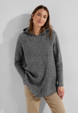 CECIL Knit Cardigan 'Cosy ' in Grey: front