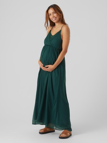 Vero Moda Maternity Kleid 'OLIVIA' in Grün: predná strana