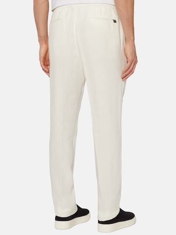 Regular Pantalon 'City' Boggi Milano en blanc