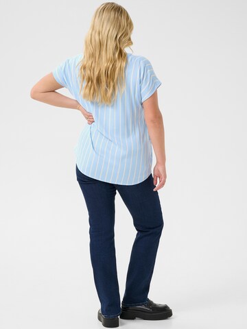 KAFFE CURVE Blouse 'KCSida'' in Blue