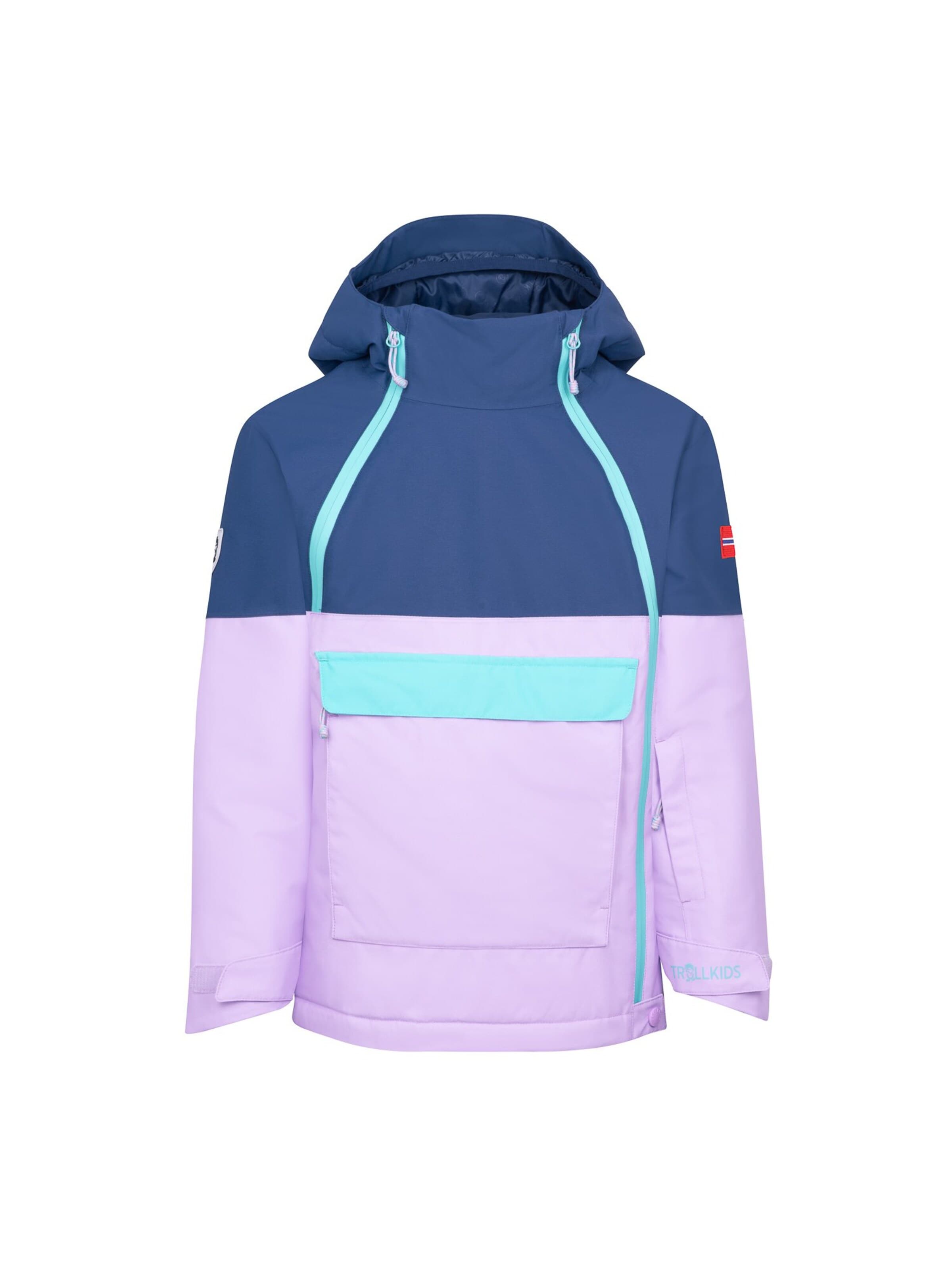 TROLLKIDS Winter Jacket in Purple: front