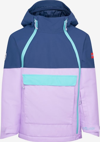 TROLLKIDS Winter Jacket in Purple: front