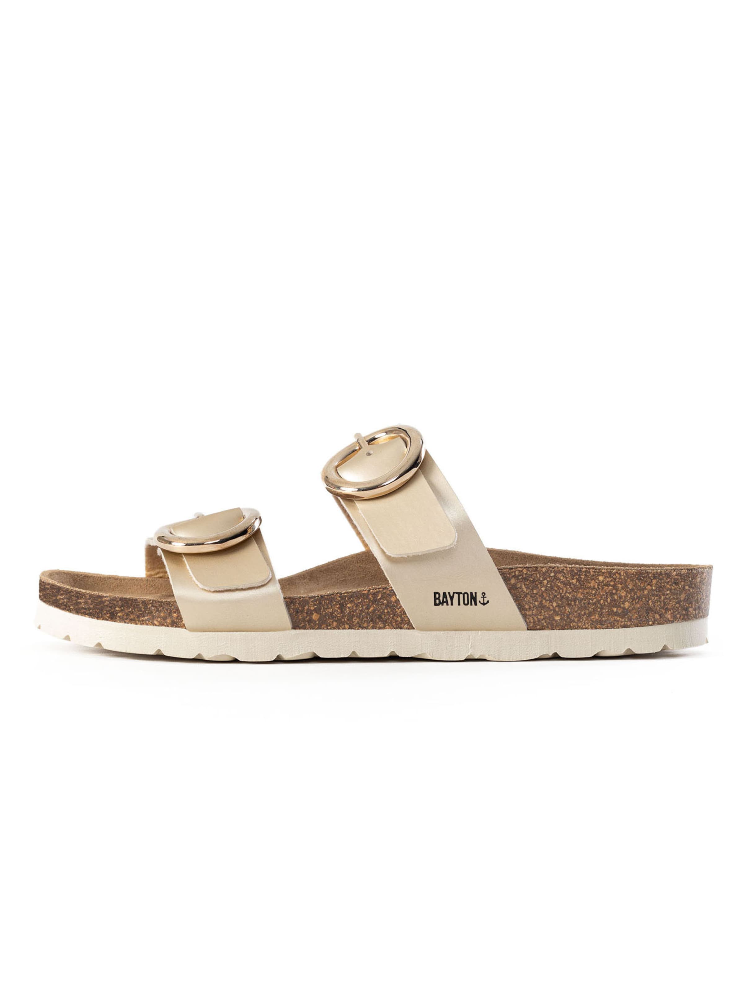 Zoccoletto 'Lugo' di Bayton in oro: frontale