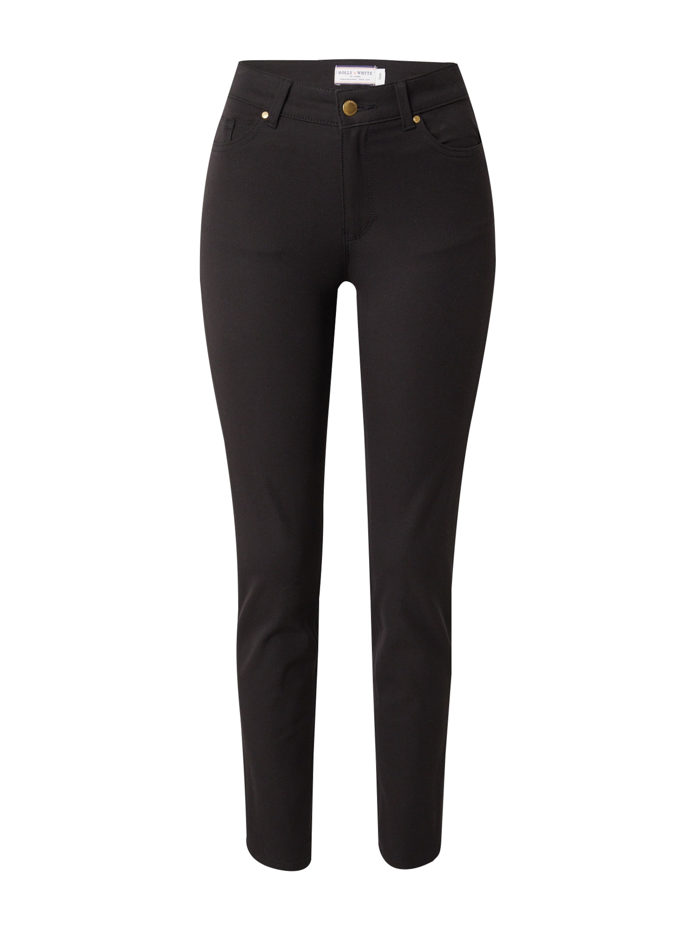 Lindex Skinny Trousers &#x27;Tova&#x27; in Black: front