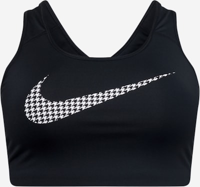 NIKE Sports Bra in Black / White, Item view