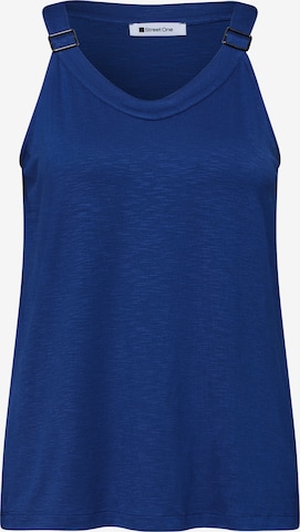 STREET ONE Top in Blau: Vorderseite