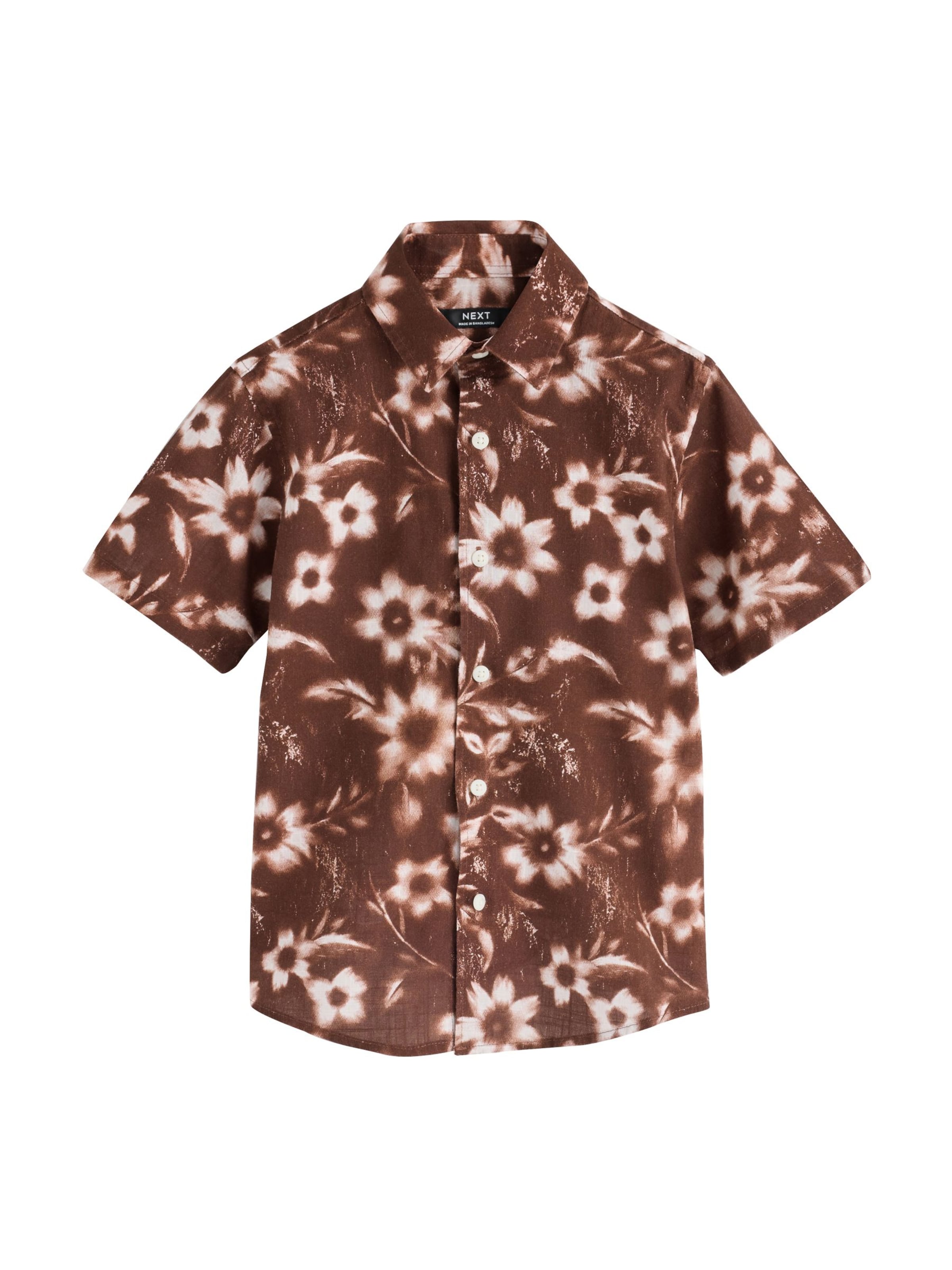 Coupe regular Chemise Next en marron : devant