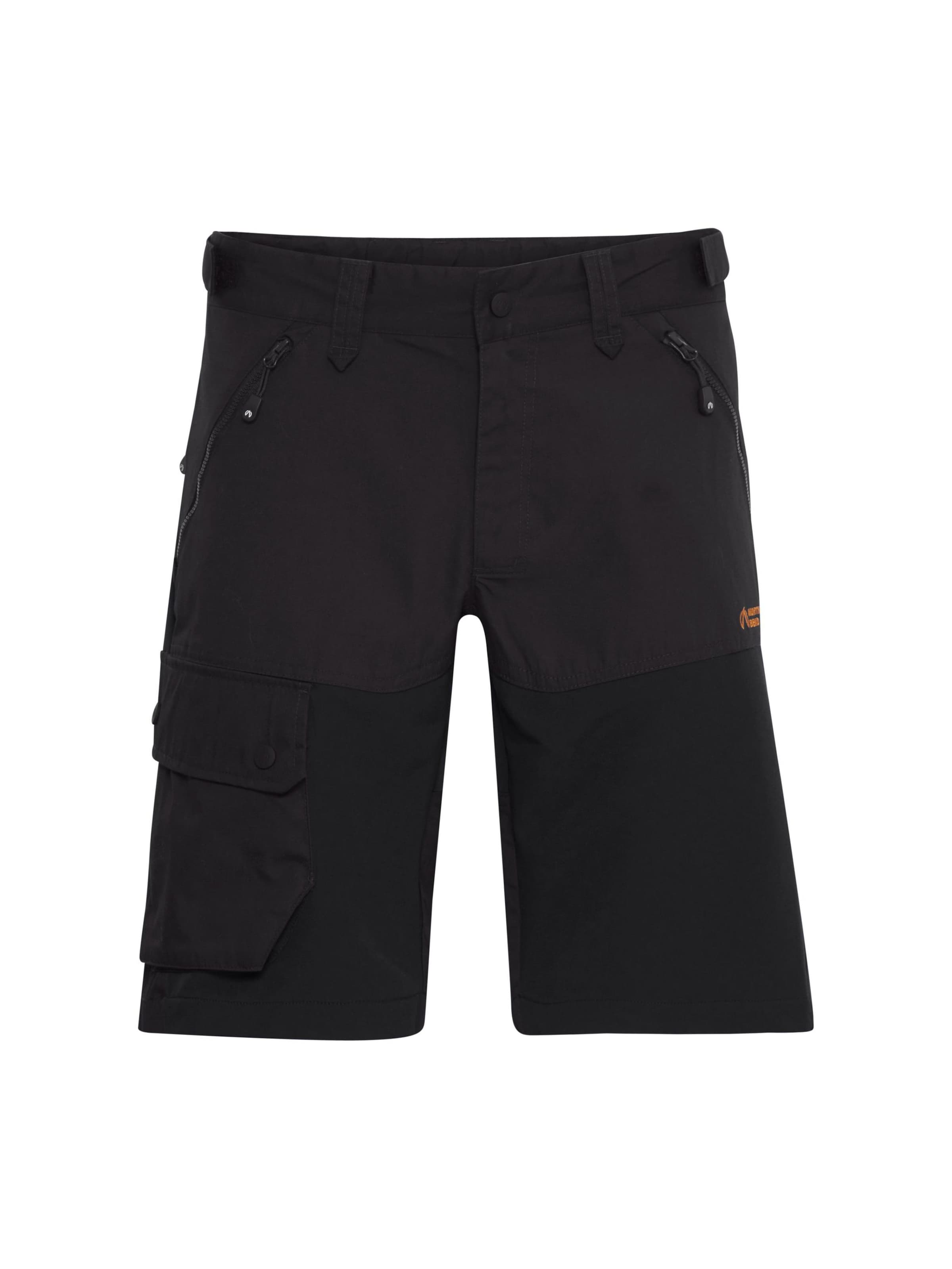 North Bend - regular Pantalón de montaña 'Hoffman' en negro: frente