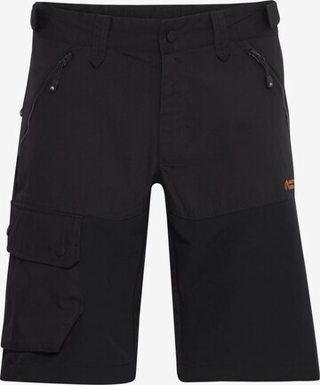 North Bend Regular Outdoor Pants 'Hoffman' in Black: front