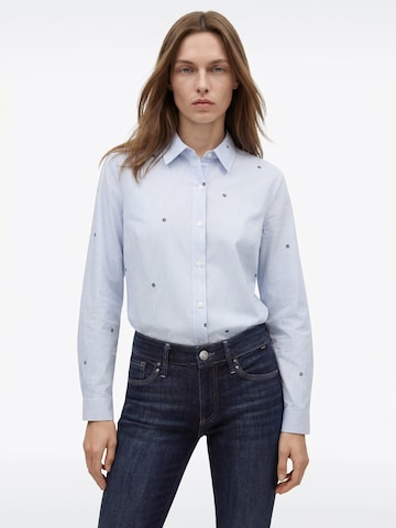 Mavi Bluse in Blau: Vorderseite