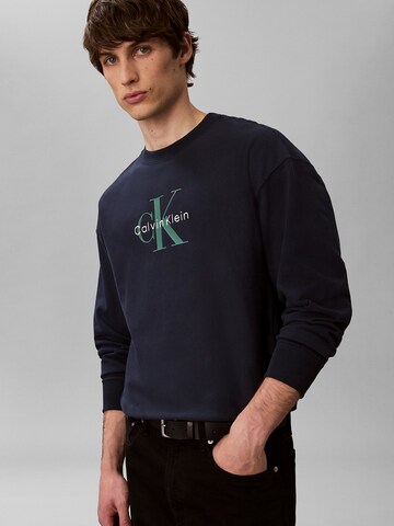 Calvin Klein Jeans Sweatshirt in Blue