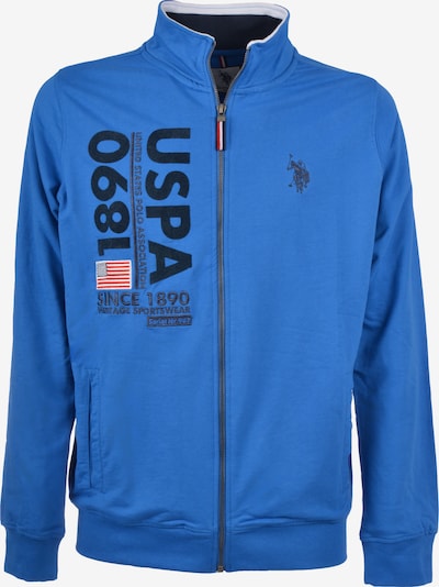 U.S. POLO ASSN. Zip-Up Hoodie in Royal blue / Black, Item view