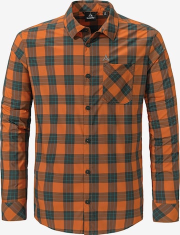 Schöffel Functioneel overhemd 'Sobra' in Oranje: voorkant