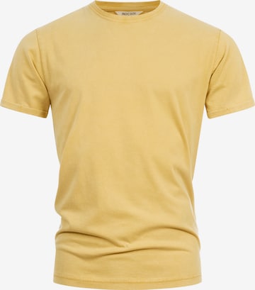 T-Shirt ' INHerbst ' INDICODE JEANS en jaune : devant