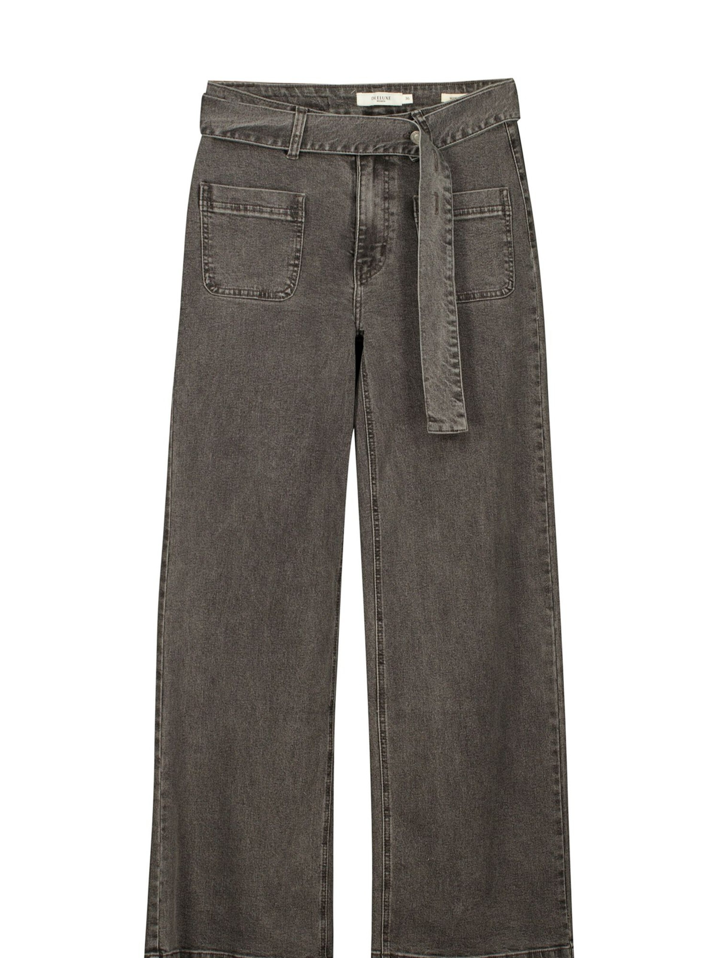 Deeluxe Loosefit Jeans in Grijs: voorkant
