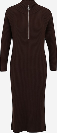 Y.A.S Petite Gebreide jurk 'MAVI' in de kleur Donkerbruin, Productweergave