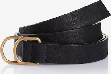 TOM TAILOR DENIM Belt 'ABBY' in Black: front