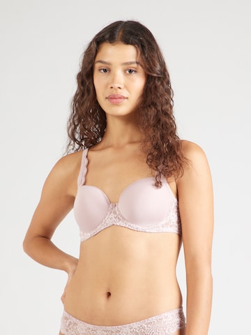 TRIUMPH T-shirt Behå 'Amourette' i rosa: framsida