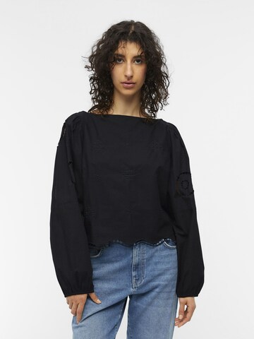 OBJECT Blouse in Zwart: voorkant