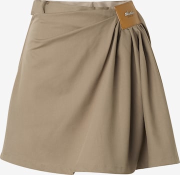 Another Cotton Lab Skirt in Beige: front
