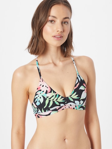 Hurley Bustier Sport bikini felső - fekete: elől