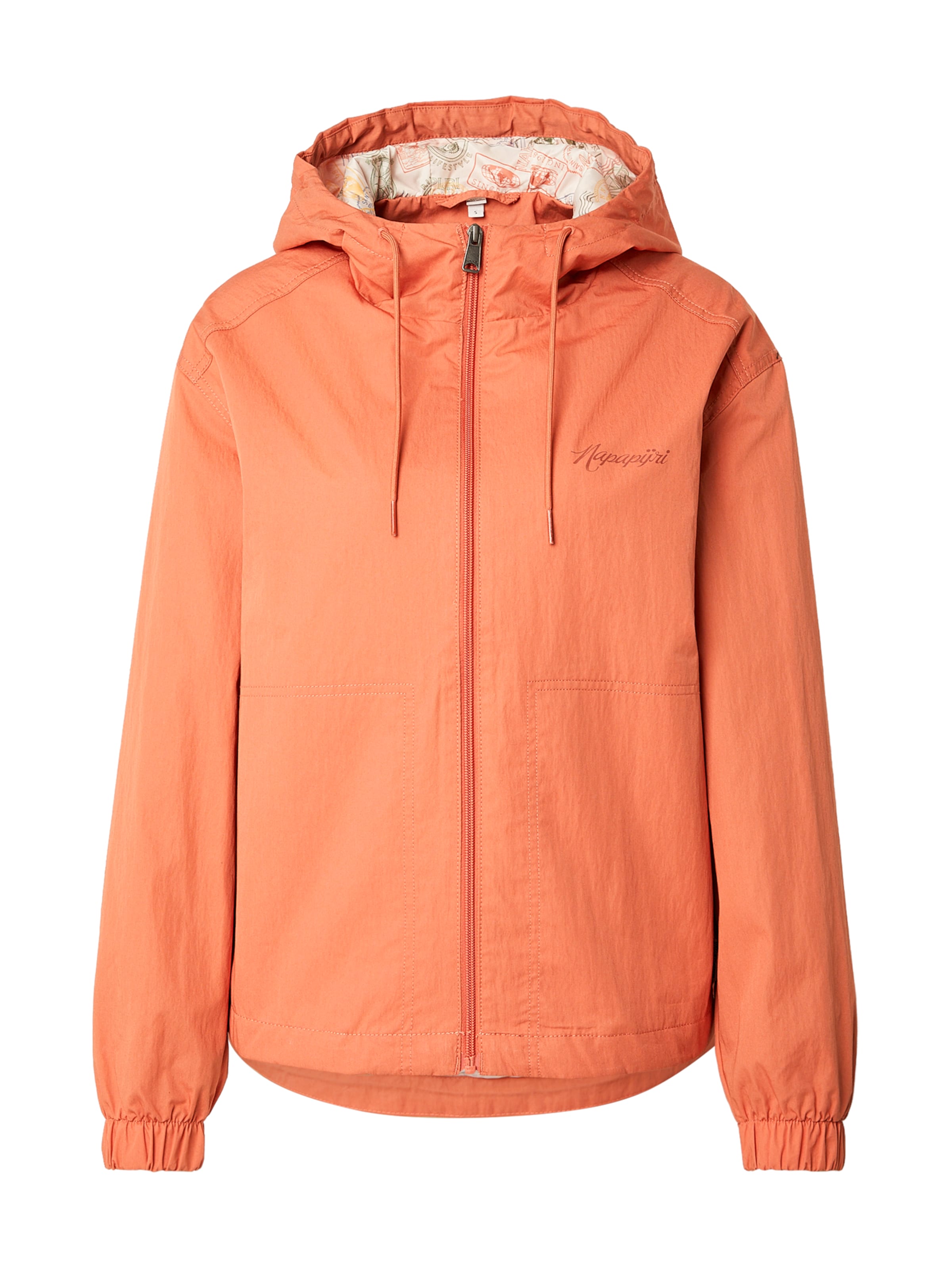 NAPAPIJRI Overgangsjakke 'ARISE' i orange: forside