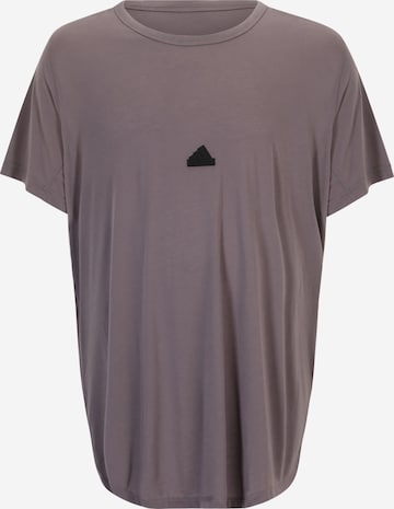 ADIDAS SPORTSWEAR Performance shirt 'New Fit' in Brown: front