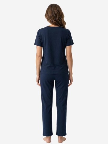 JOOP! Pyjama 'Cosy' in Blauw