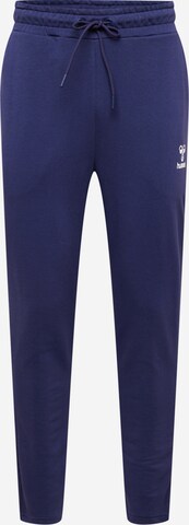 Hummel Regular Спортен панталон в синьо: отпред