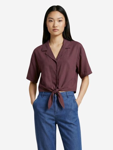 Camicia da donna 'Jdycaya' di Jaqueline de Yong in lilla: frontale