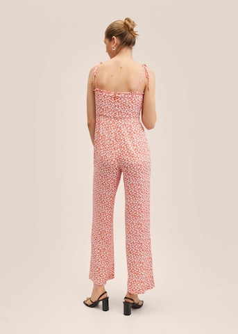 MANGO Jumpsuit 'Julio' in Orange