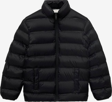 MANGO KIDS Winter Jacket in Black: front