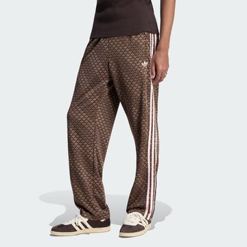 Loosefit Pantaloni 'Firebird' di ADIDAS ORIGINALS in marrone: frontale