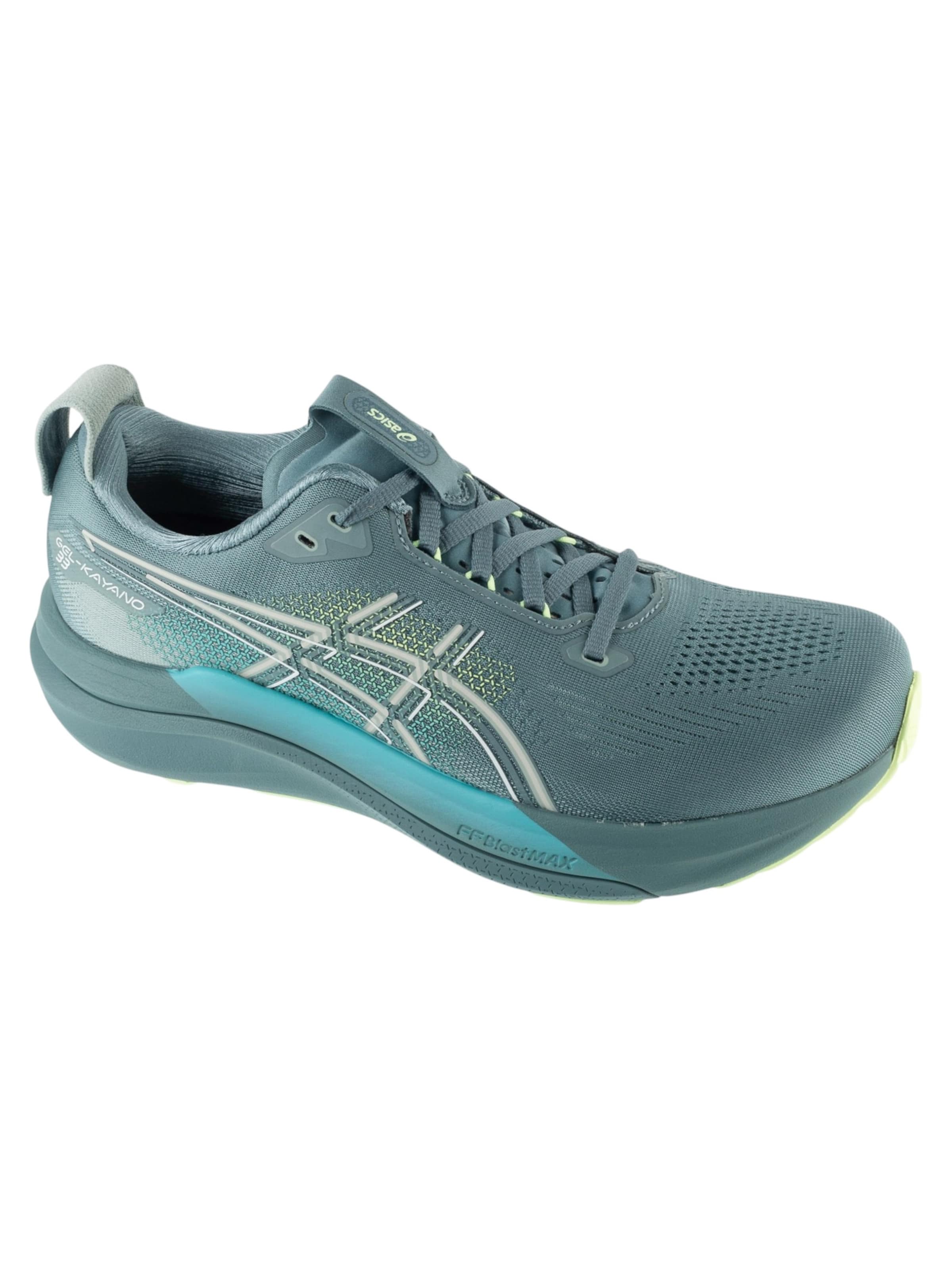 ASICS - Sapatilha de corrida 'Gel-Kayano 33' em verde: frente