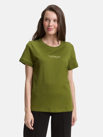 TOM TAILOR Shirt in Green: front