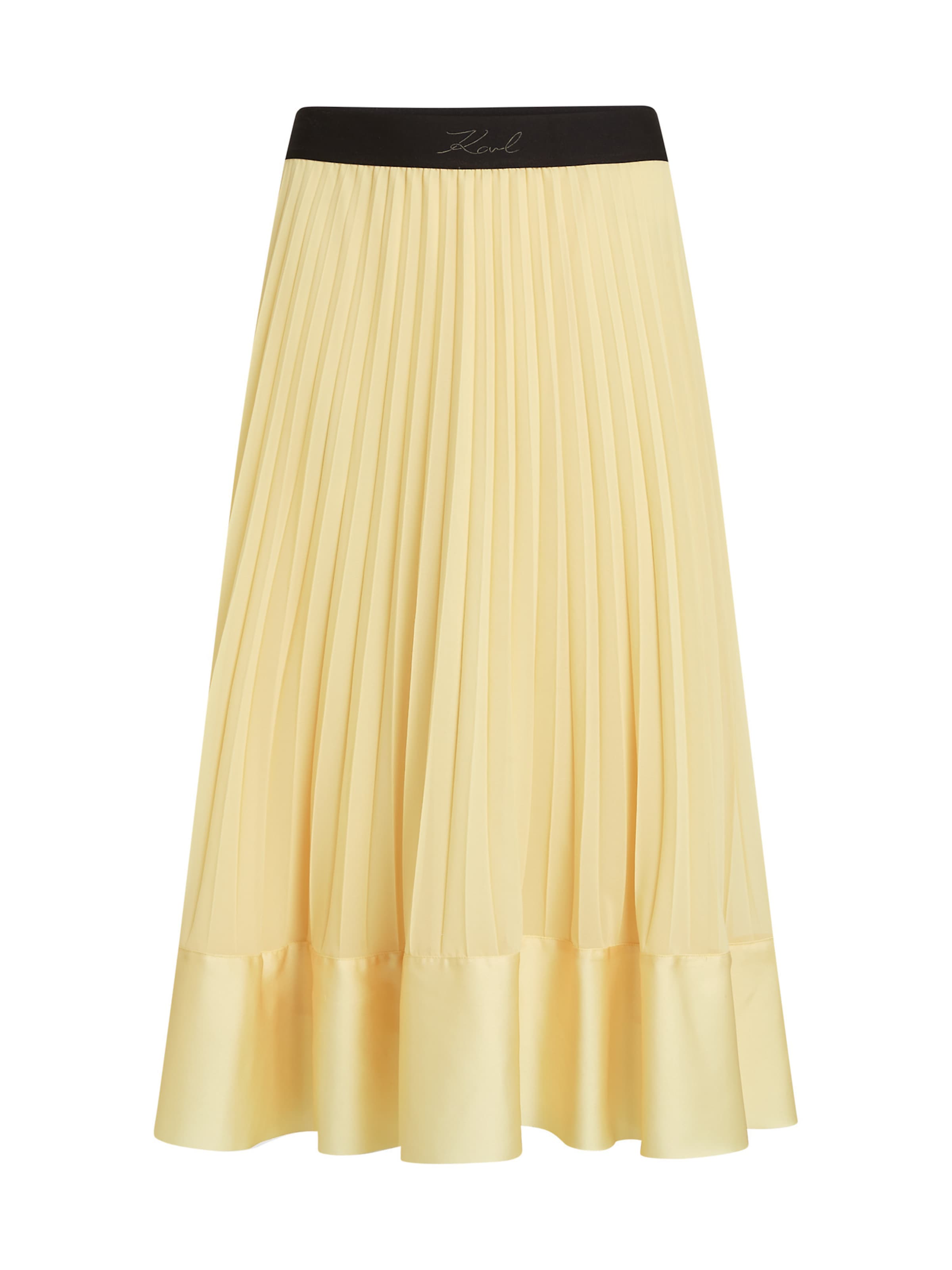 Gonna di Karl Lagerfeld in giallo: frontale
