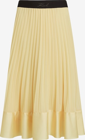 geltona Karl Lagerfeld Sijonas: priekis