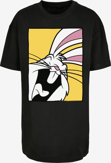 F4NT4STIC T-Shirt 'Looney Tunes Bugs Bunny Laughing' in gelb / altrosa / schwarz / weiß, Produktansicht