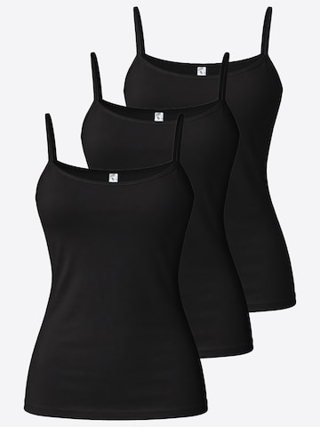 Haasis Bodywear Undershirt in Black: front