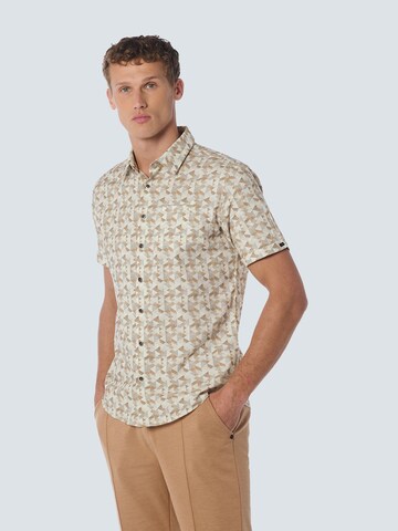 No Excess Regular fit Button Up Shirt in Beige: front