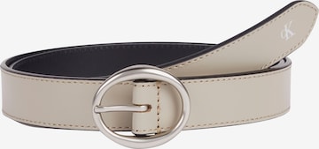 Ceinture Calvin Klein Jeans en beige : devant